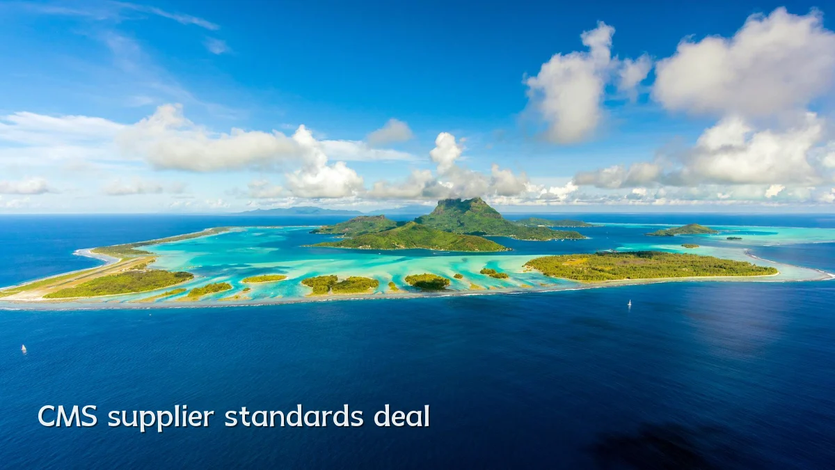 CMS supplier standards deal