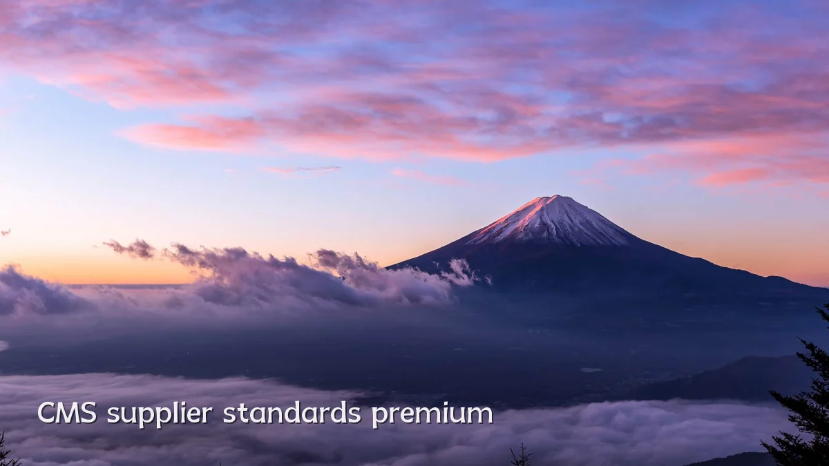 CMS supplier standards premium
