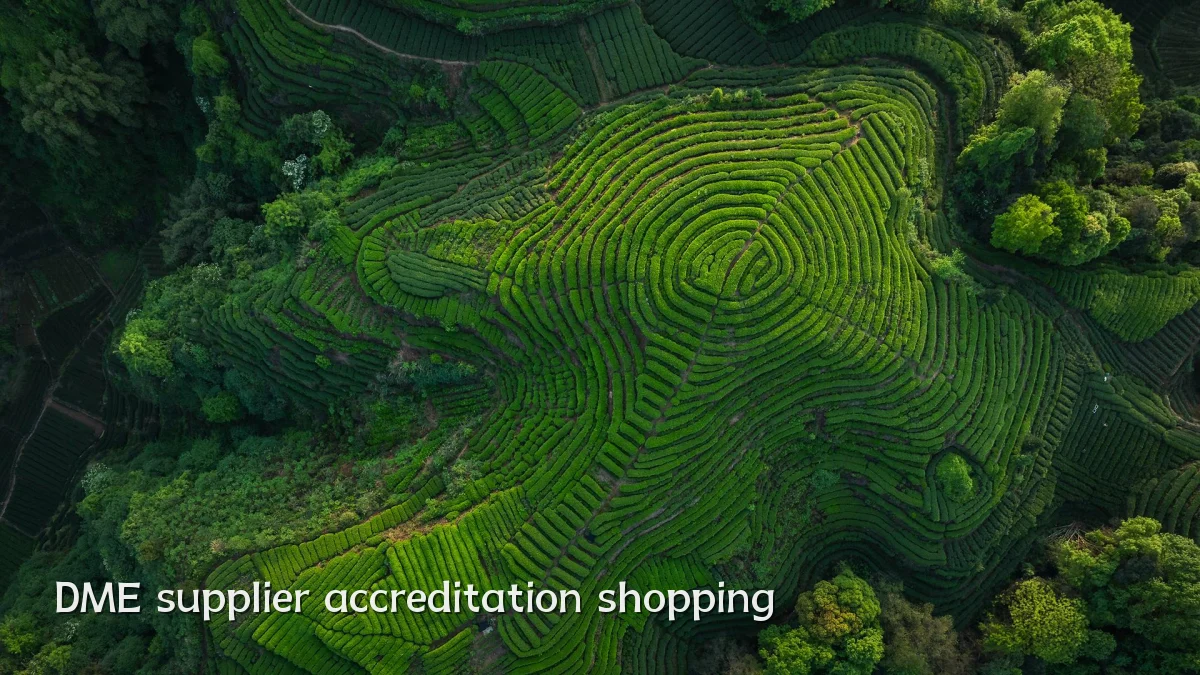 DME supplier accreditation shopping