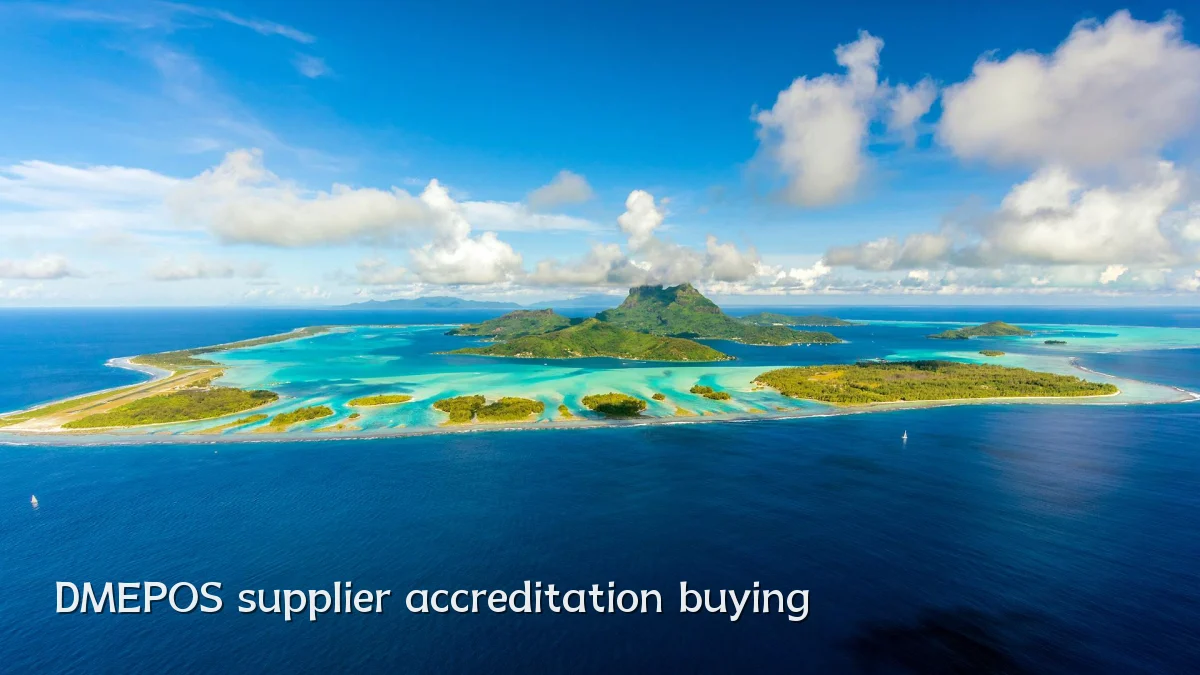 DMEPOS supplier accreditation buying