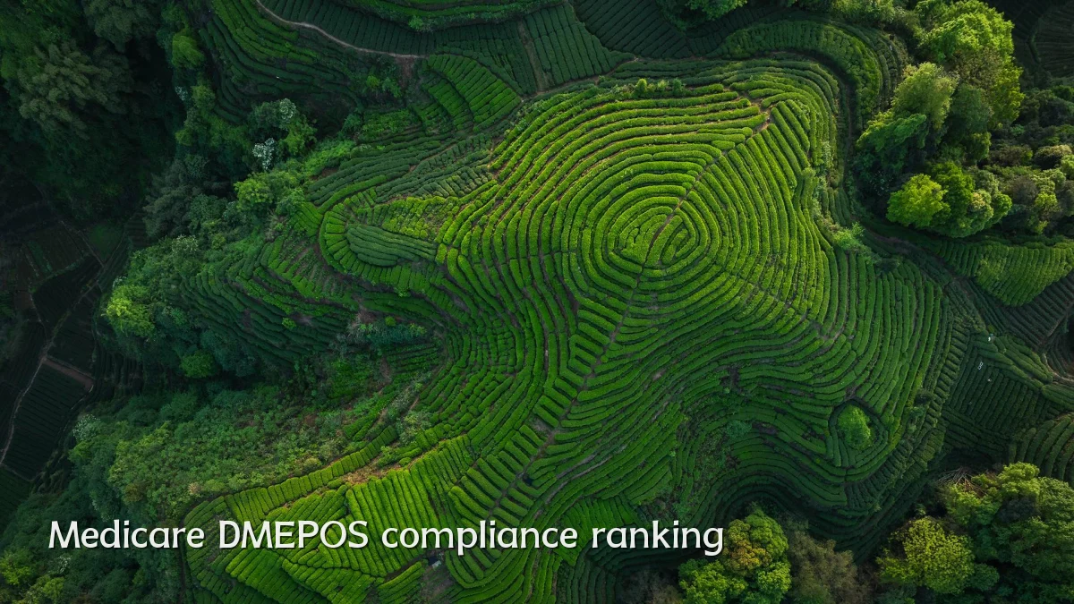 Medicare DMEPOS compliance ranking