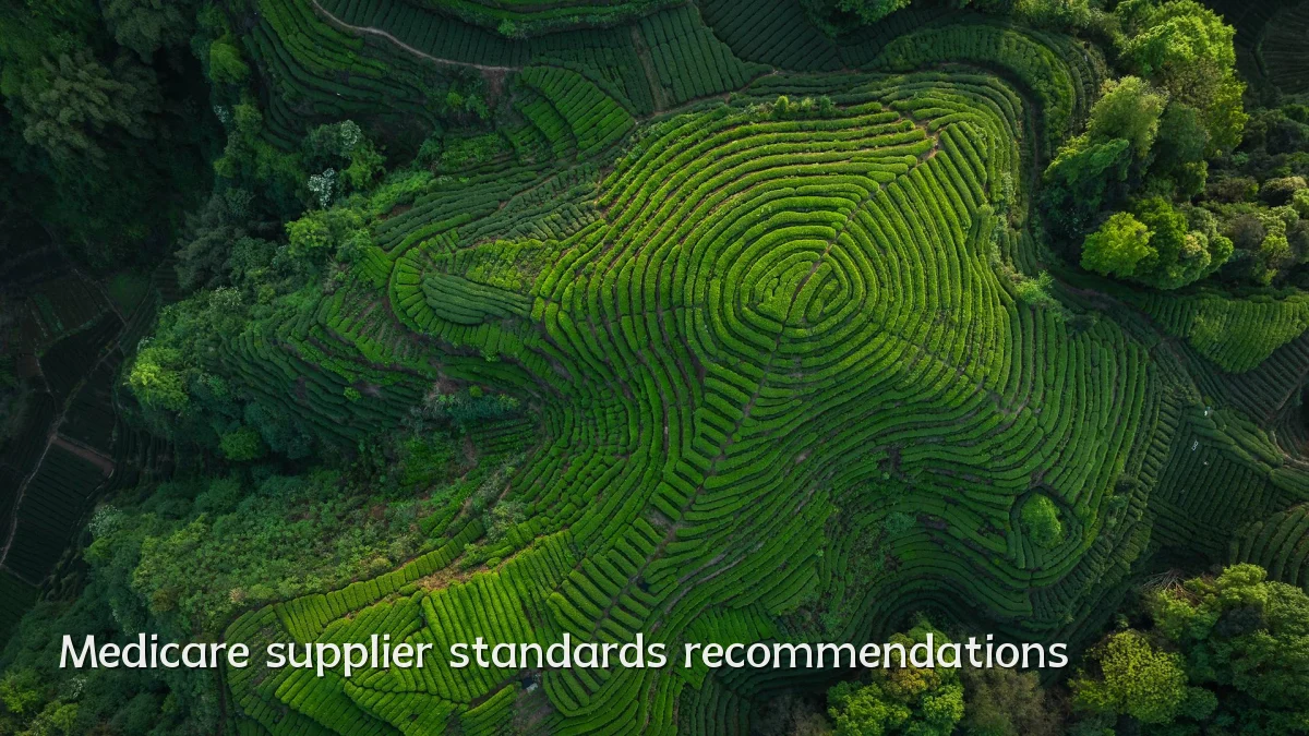 Medicare supplier standards recommendations