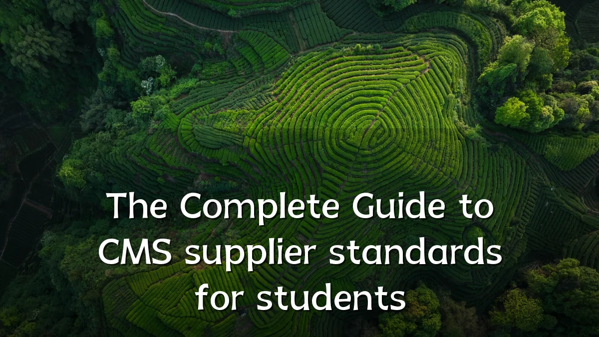 The Complete Guide to CMS supplier standards for students