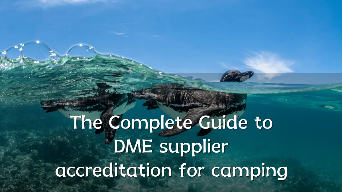 The Complete Guide to DME supplier accreditation for camping