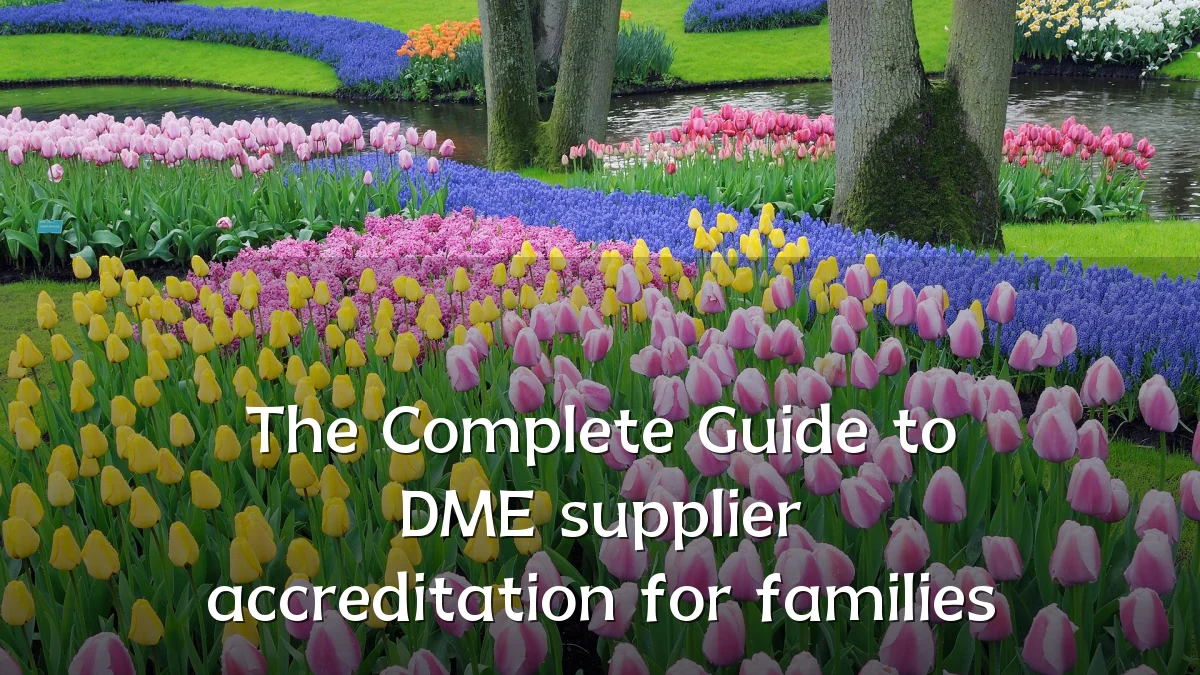 The Complete Guide to DME supplier accreditation for families