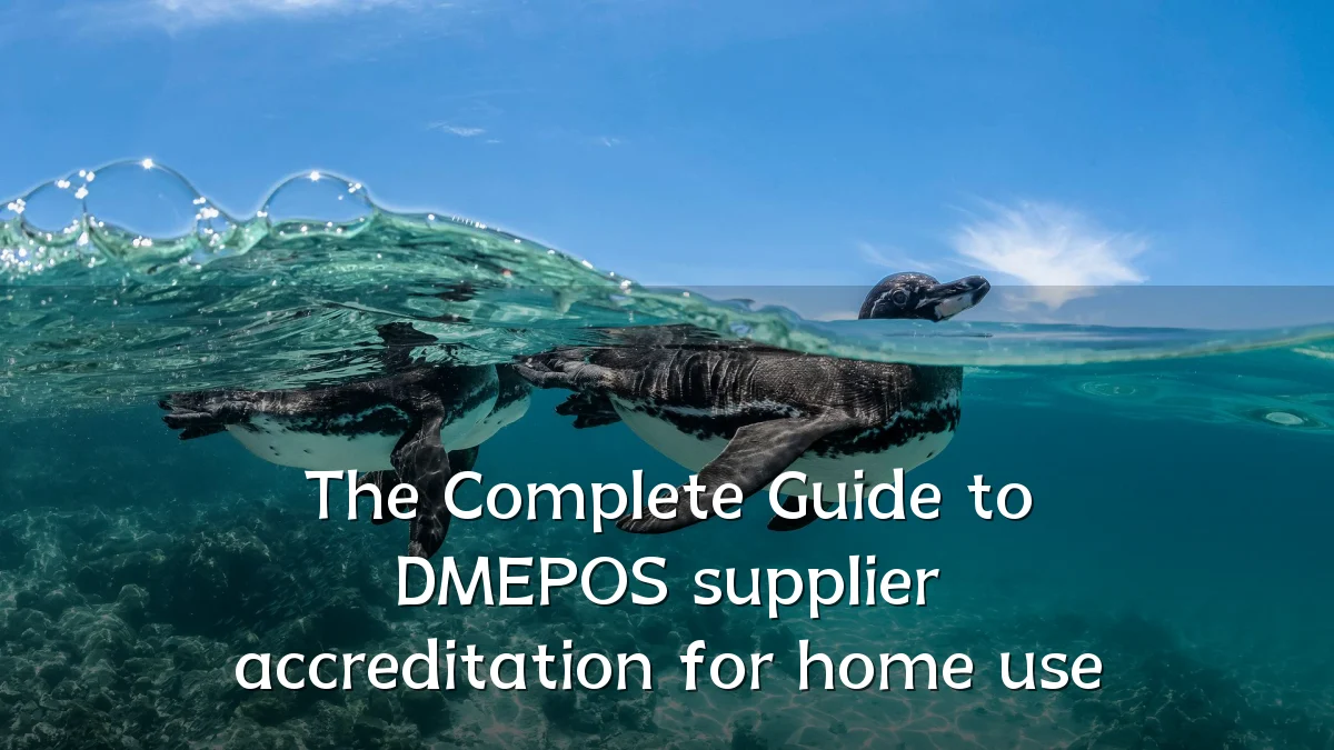 The Complete Guide to DMEPOS supplier accreditation for home use