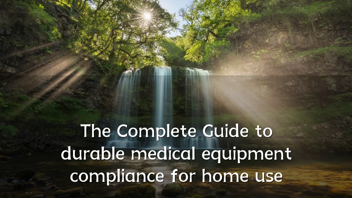 The Complete Guide to durable medical equipment compliance for home use