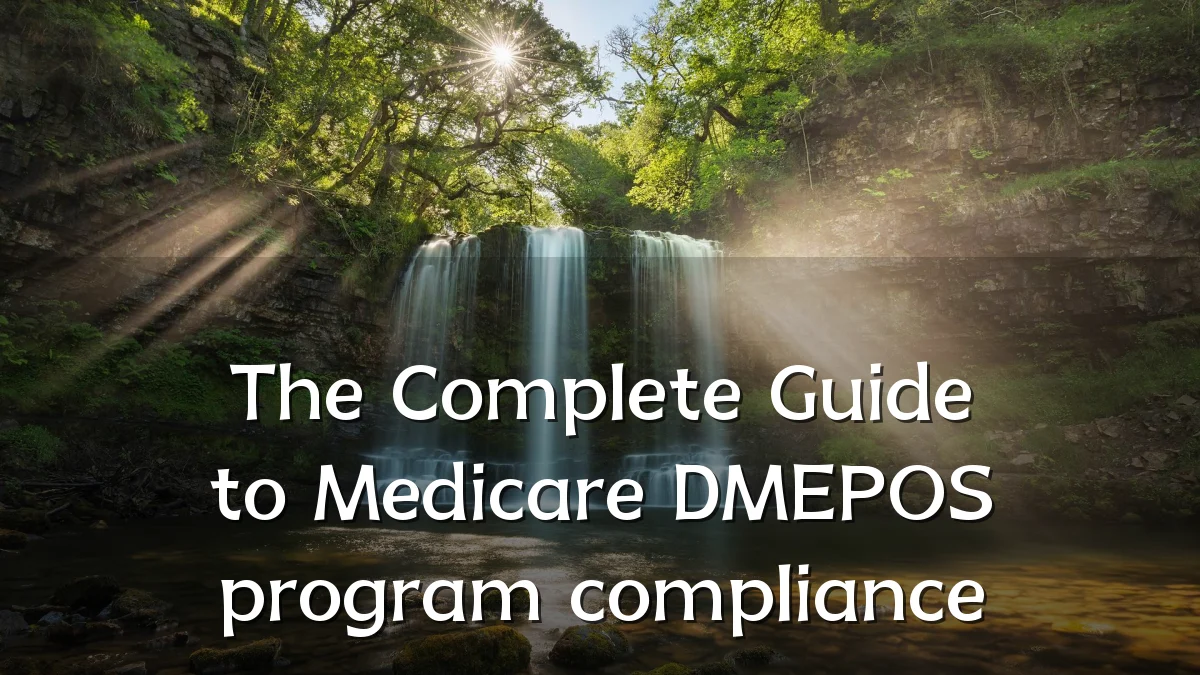 The Complete Guide to Medicare DMEPOS program compliance