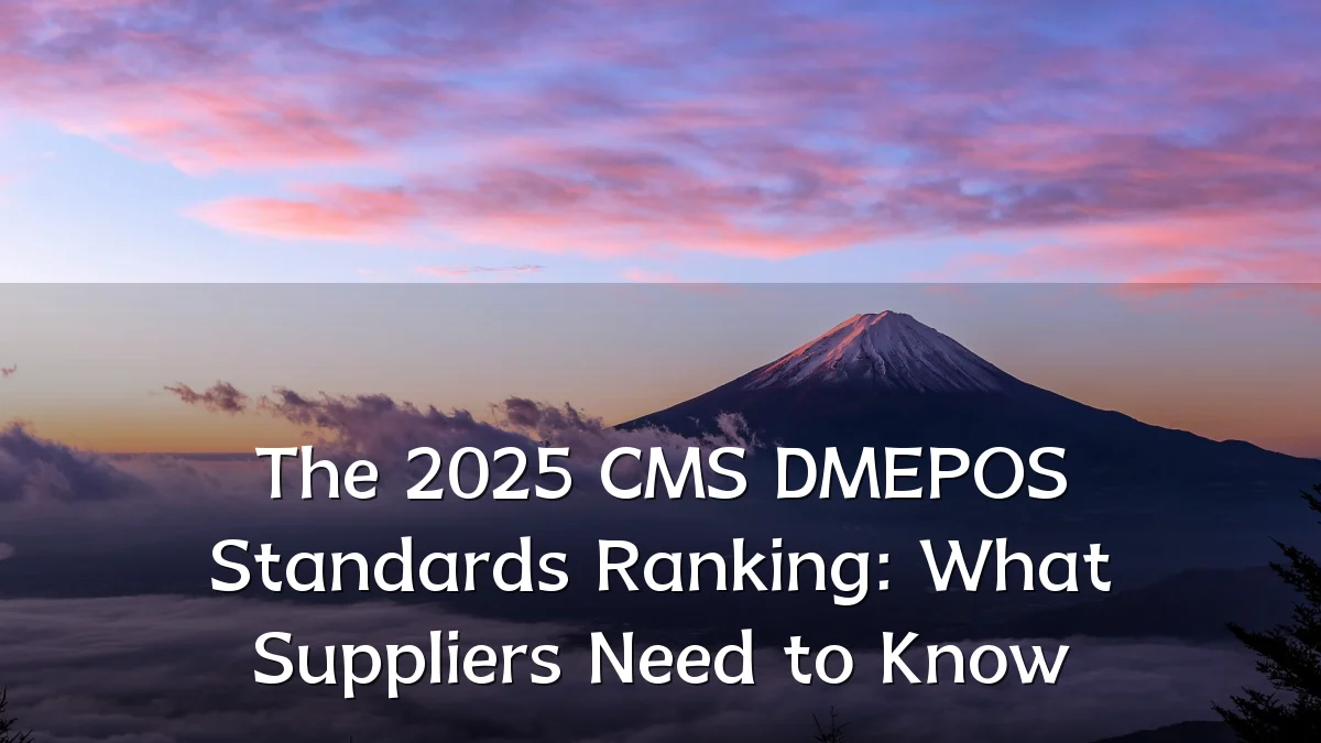 The 2025 CMS DMEPOS Standards Ranking: What Suppliers Need to Know